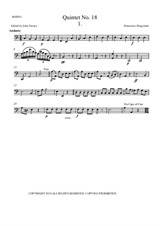 Quintet No.18 – Basso/Cello part