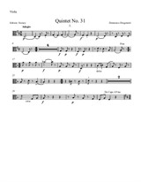 Quintet No.31 in D Major – Viola 2