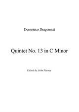 Quintet No.13 in C Minor – Full Score