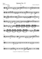 Quintet No.13 in C Minor – Viola 2 part