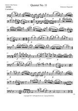 Quintet No.11 in A Minor – Solo Double Bass Part