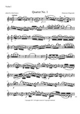 String Quartet No.1 in F Major – Violin 1 part