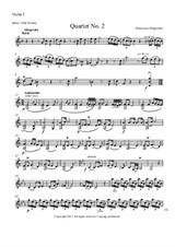 String Quartet No.2 – Violin 1 part