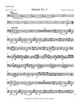 String Quartet No.2 – Cello part