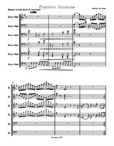 Bottesini Passione Amorosa for Bass sextet – Full Score