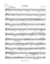 Cantabile by Cesar Franck – Violin II part