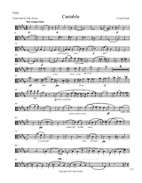 Cantabile by Cesar Franck – Viola part