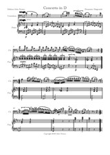 Concerto in D - Piano score, Domenico Dragonetti